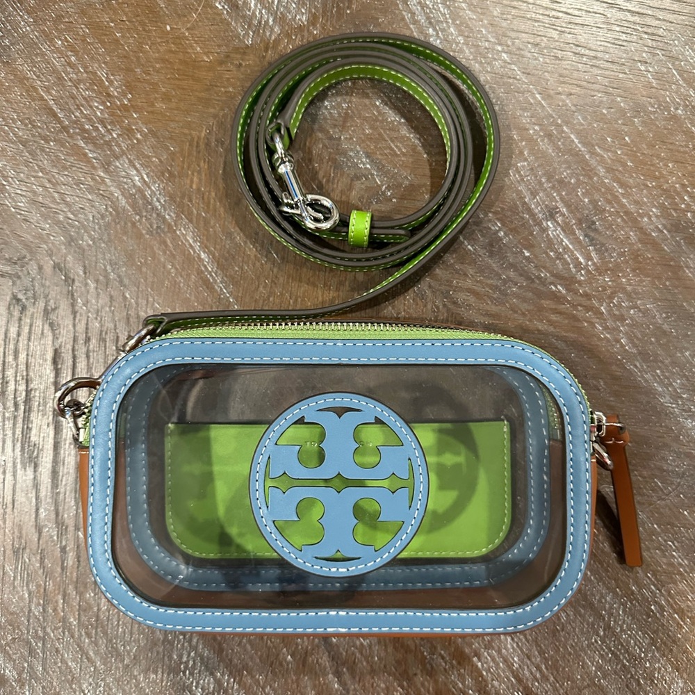 Tory Burch Mini Miller Clear Crossbody